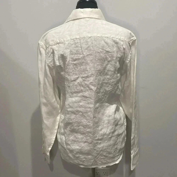 Bahia Sol | Long Sleeve Linen  Shirt - Picture 4 of 7